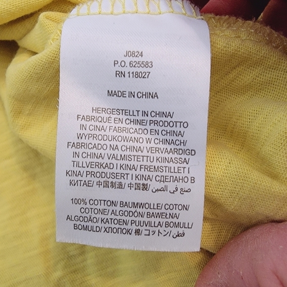 Boden The Cotton Collar Notch Tee L - Picture 8 of 8